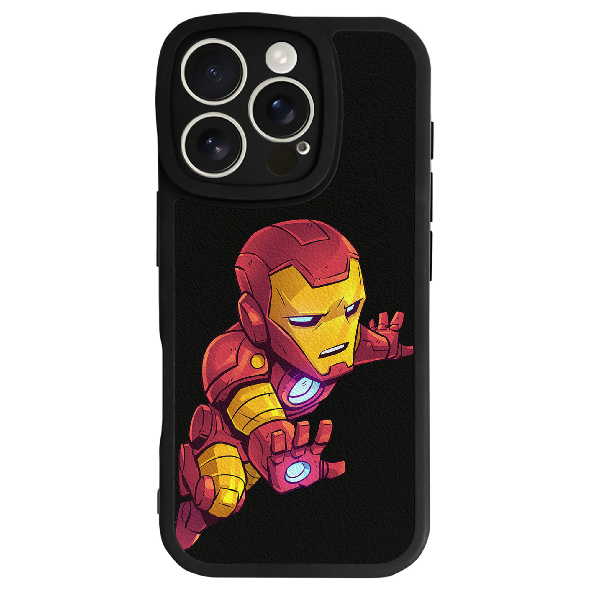 （画像用） アベンジャーズ The Avengers 【iPhone 16シリーズ対応】シリコンスマホケース（レザー調） 材質：シリコン